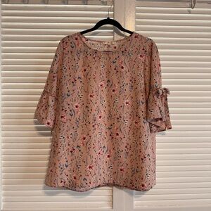Floral Pink Women's Top